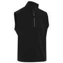 Callaway Lightweight 1/4-Zip mens vest, caviar
