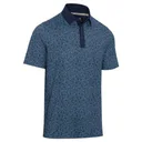 Callaway Confetti Tee Print men's polo, peacoat