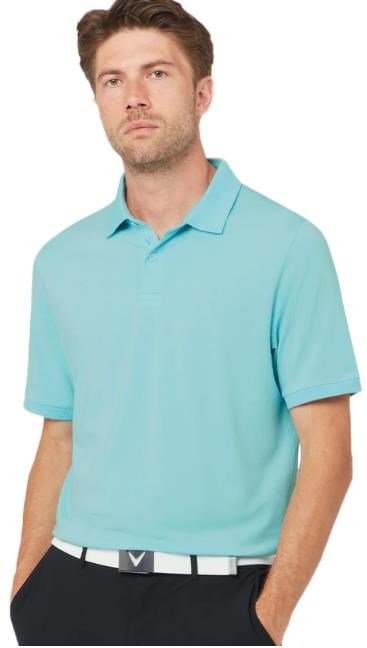 Callaway In The Details men's polo, atomizer heather