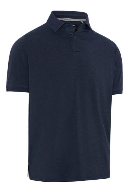 Callaway In The Details men's polo, peacoat heather