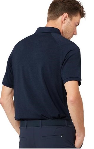 Callaway In The Details men's polo, peacoat heather