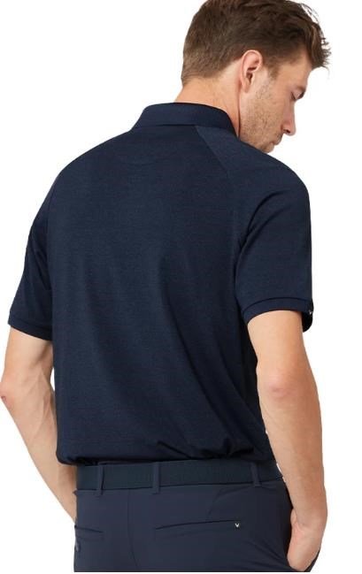 Callaway In The Details men's polo, peacoat heather