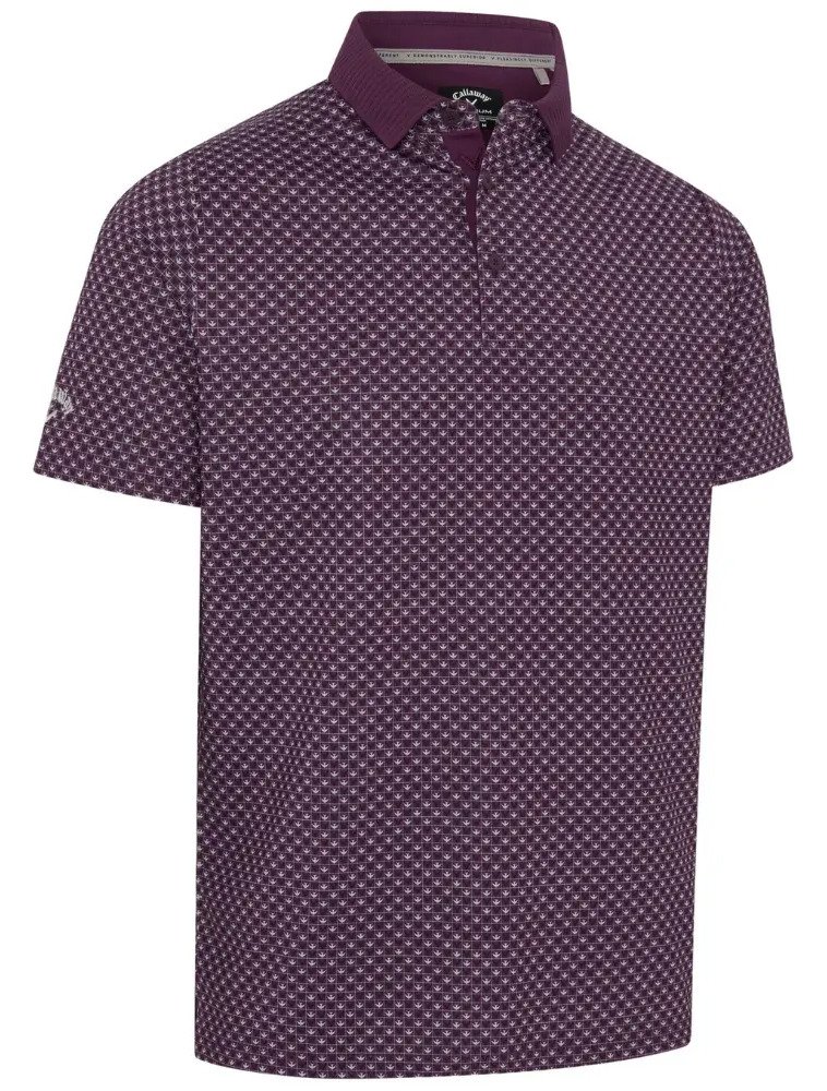 Callaway Fly Birdie men's polo, italian plum