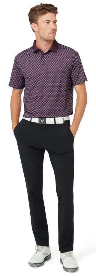 Callaway Fly Birdie men's polo, italian plum