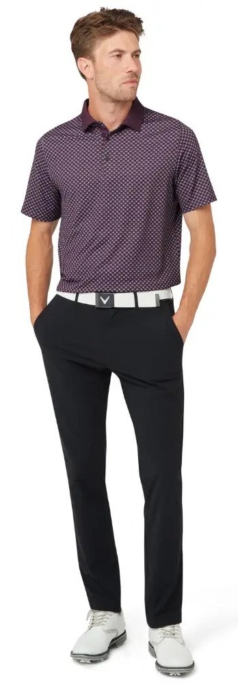 Callaway Fly Birdie men's polo, italian plum