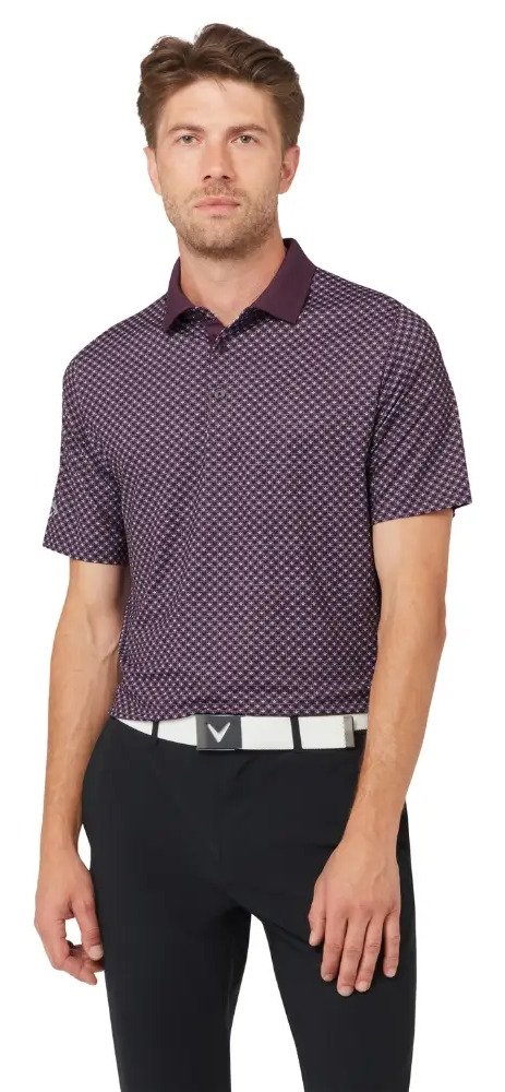 Callaway Fly Birdie men's polo, italian plum