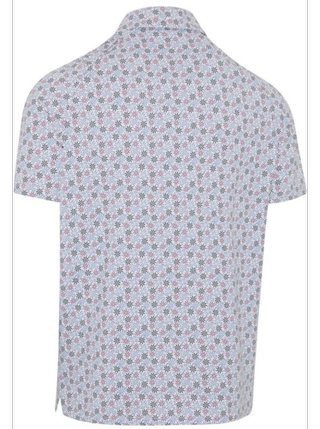 Callaway Making Flowers Out Of Whisky men's polo, bright white