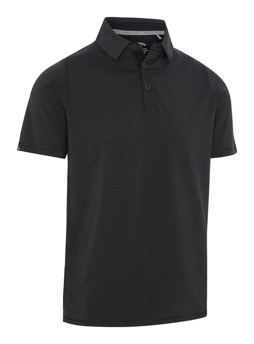 Callaway Emea Two-Tone Geo men's polo, caviar