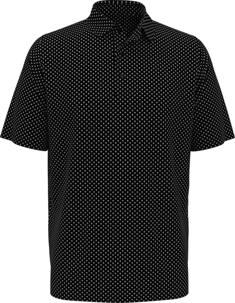 Callaway Trademark Golf Printed men's polo, caviar