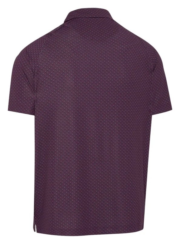 Callaway Trademark Golf Printed men's polo, italian plum