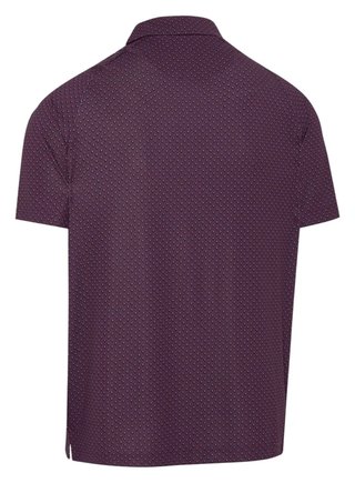 Callaway Trademark Golf Printed men's polo, italian plum