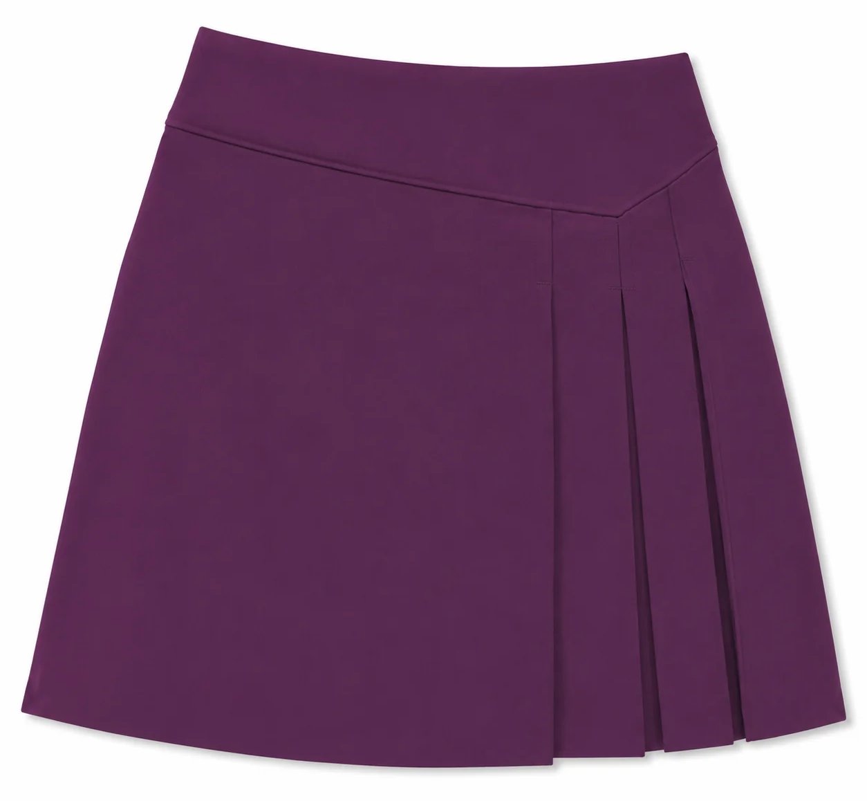 Callaway 17" Side Pleat ladies skort, gloxinia