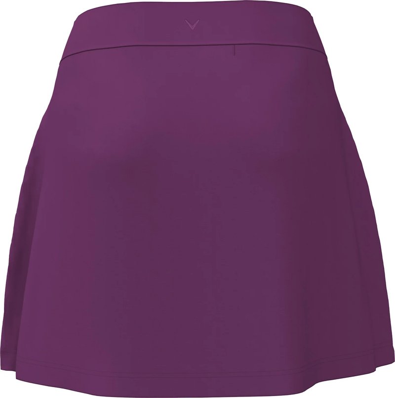 Callaway 17" Side Pleat ladies skort, gloxinia