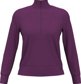 Callaway 1/2 Zip Soft Touch ladies sweatshirt, gloxinia