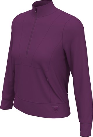 Callaway 1/2 Zip Soft Touch ladies sweatshirt, gloxinia