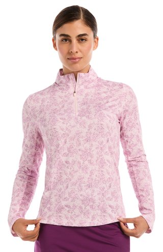 Callaway Abstract Floral ladies sweatshirt, cherry blossom