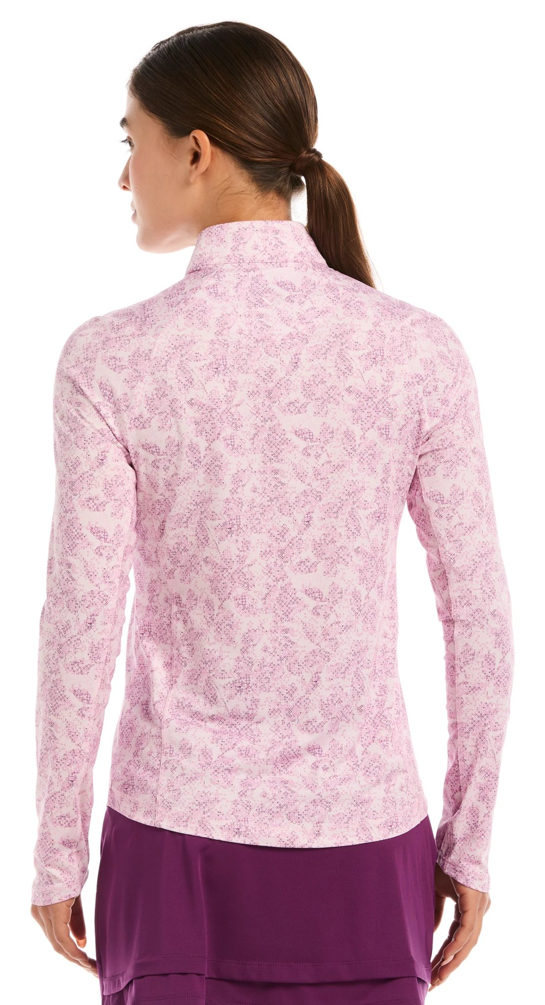 Callaway Abstract Floral ladies sweatshirt, cherry blossom