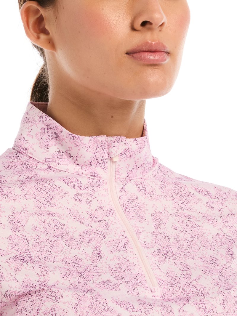 Callaway Abstract Floral ladies sweatshirt, cherry blossom