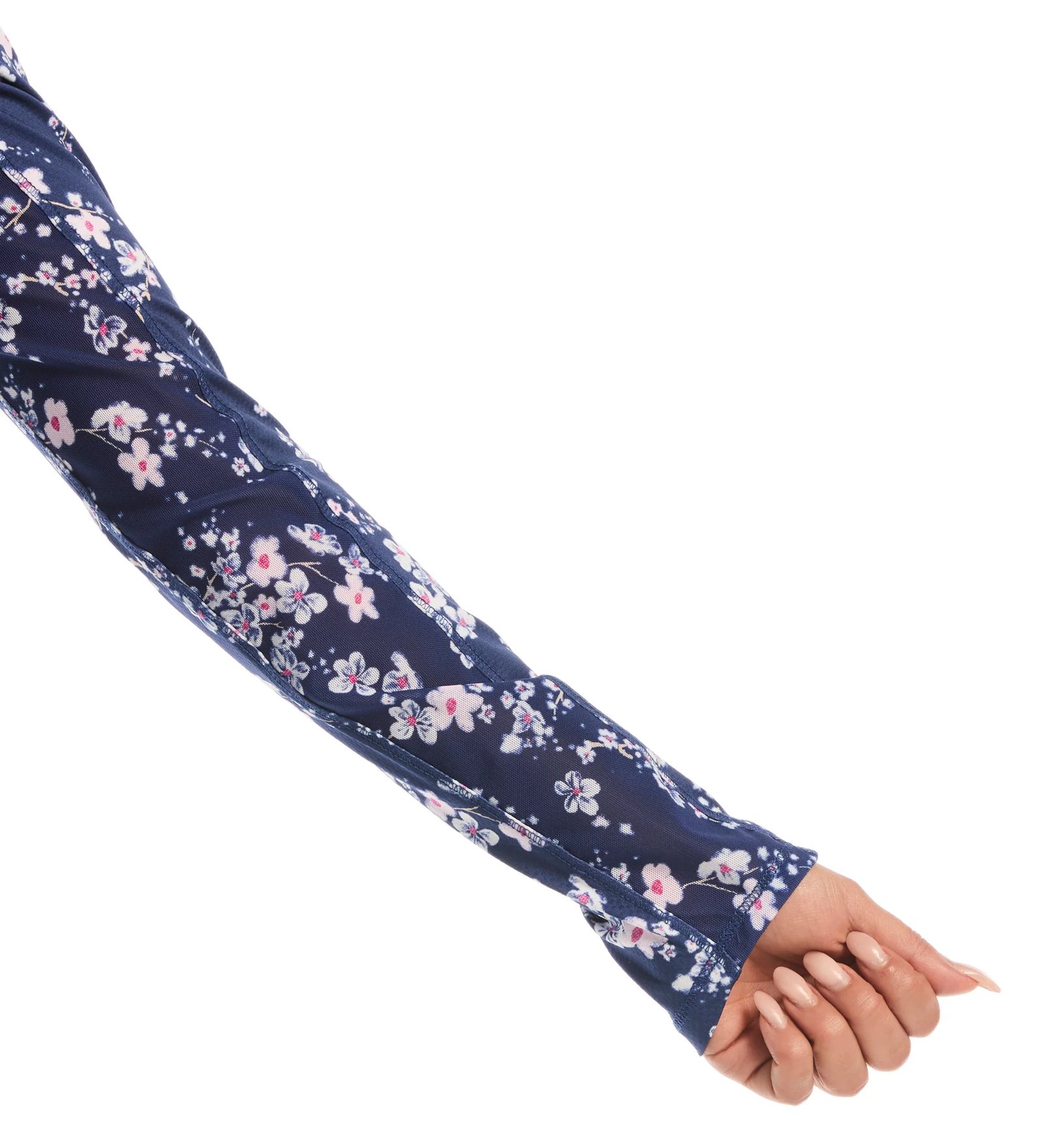 Callaway Snowy Floral ladies sweatshirt, blue depths