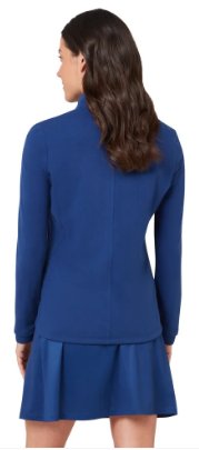 Callaway Lightweight Full Zip ladies sweatshirt, blue depths