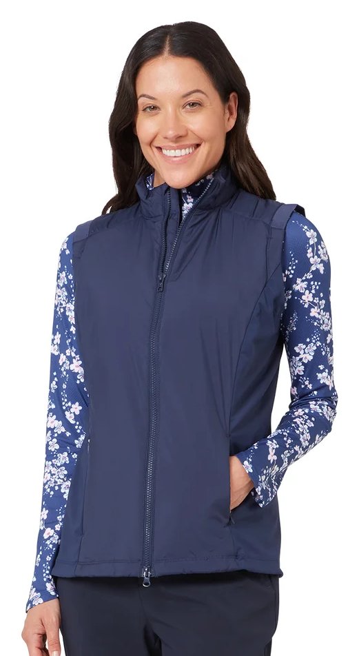 Callaway Insulated ladies vest, peacoat