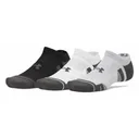 Under Armour Performance Tech No Show unisex socks, 3pack, mod gray/white/jet gray