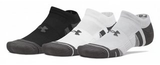 Under Armour Performance Tech No Show unisex socks, 3pack, mod gray/white/jet gray