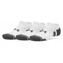 Under Armour Performance Tech No Show unisex socks, 3pack, white