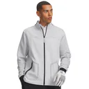 Under Armour Drive Pro Hybrid FZ men's sweatshirt, halo grey/white
