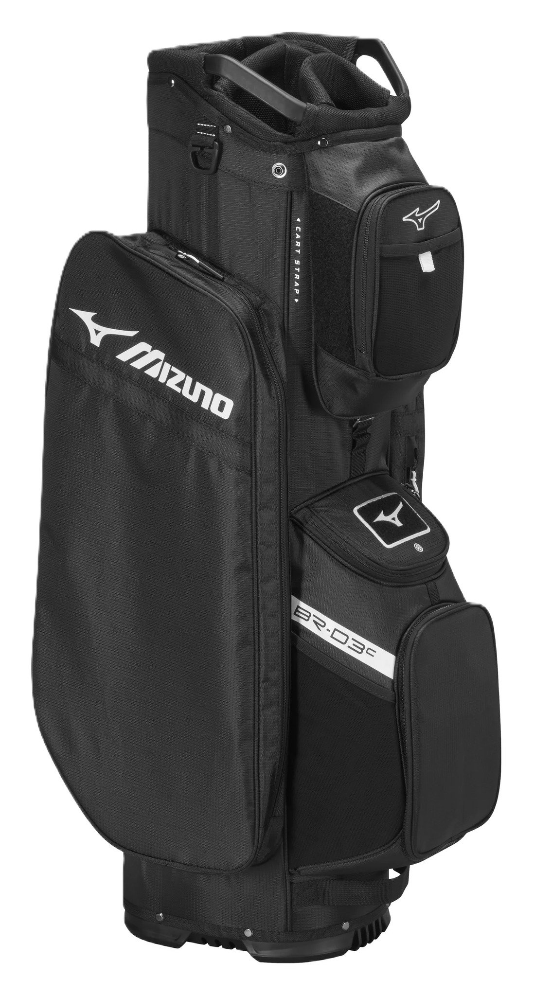 Mizuno 26 BR-D3 cart bag, black/white