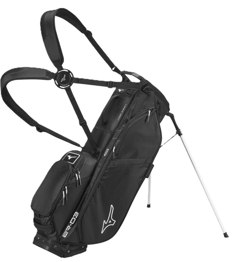 Mizuno BR-D3 stand bag, black/white