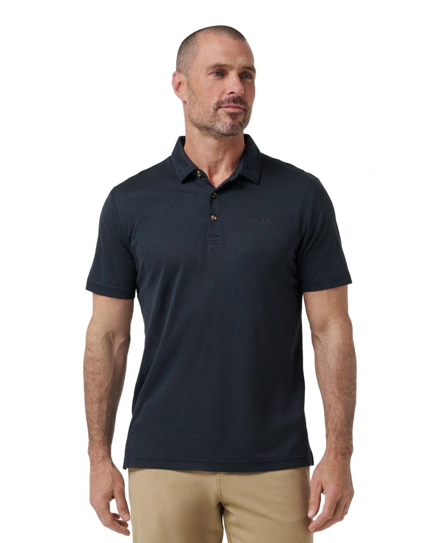 Travis Mathew The Zinna 2.0 No Logo men's polo, black