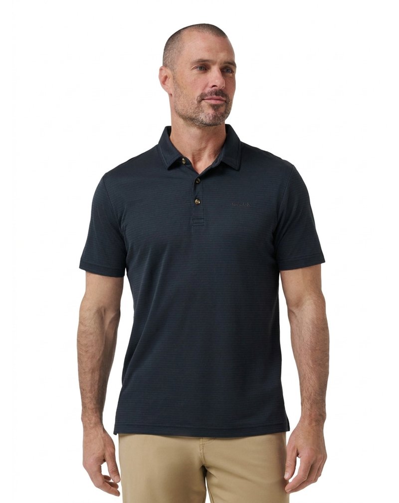 Travis Mathew The Zinna 2.0 No Logo men's polo, black