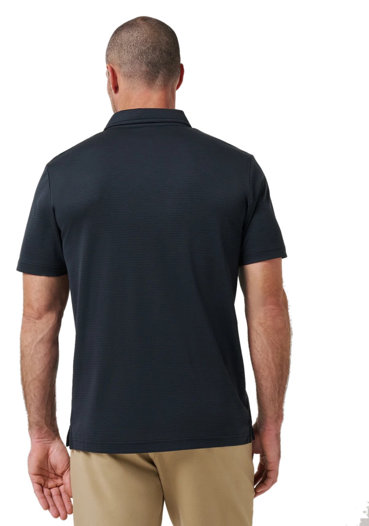 Travis Mathew The Zinna 2.0 No Logo men's polo, black
