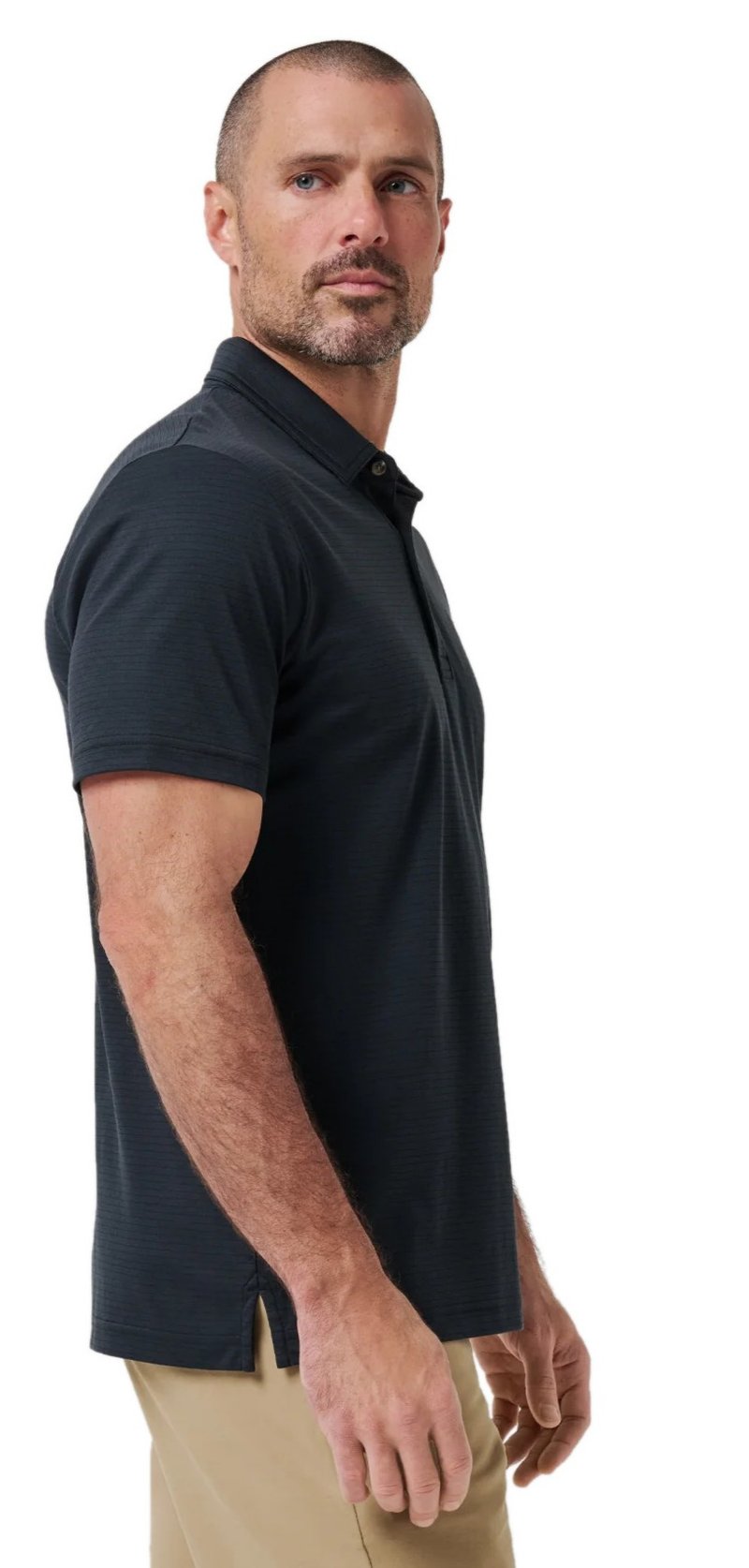 Travis Mathew The Zinna 2.0 No Logo men's polo, black