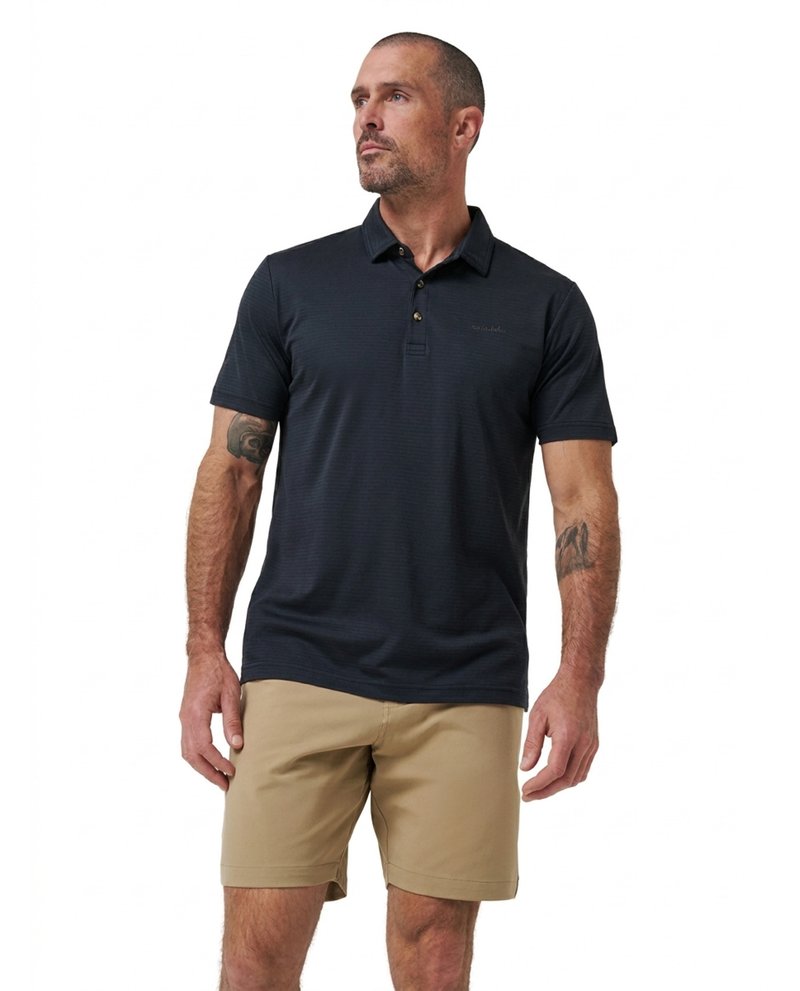 Travis Mathew The Zinna 2.0 No Logo men's polo, black