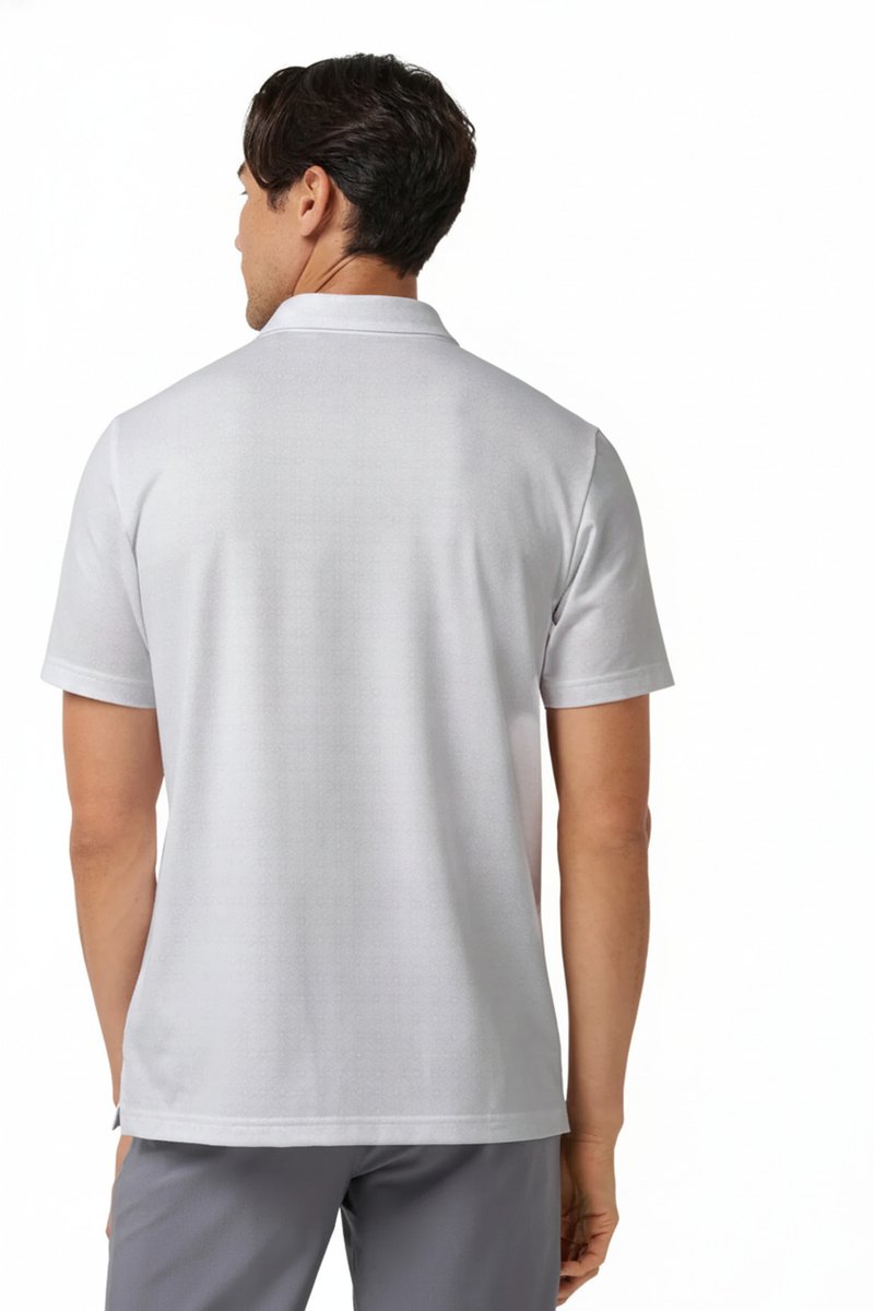 Travis Mathew Featherweight Trophy Ready men's polo, white