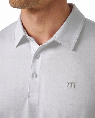 Travis Mathew Featherweight Trophy Ready men's polo, white