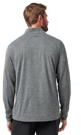 Travis Mathew Heater Pro 1/4Zip men's sweatshirt, heather grey