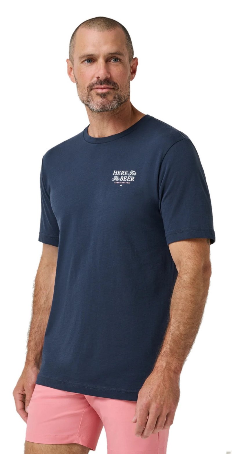 Travis Mathew Stout Standard men's T-Shirt, total eclipse