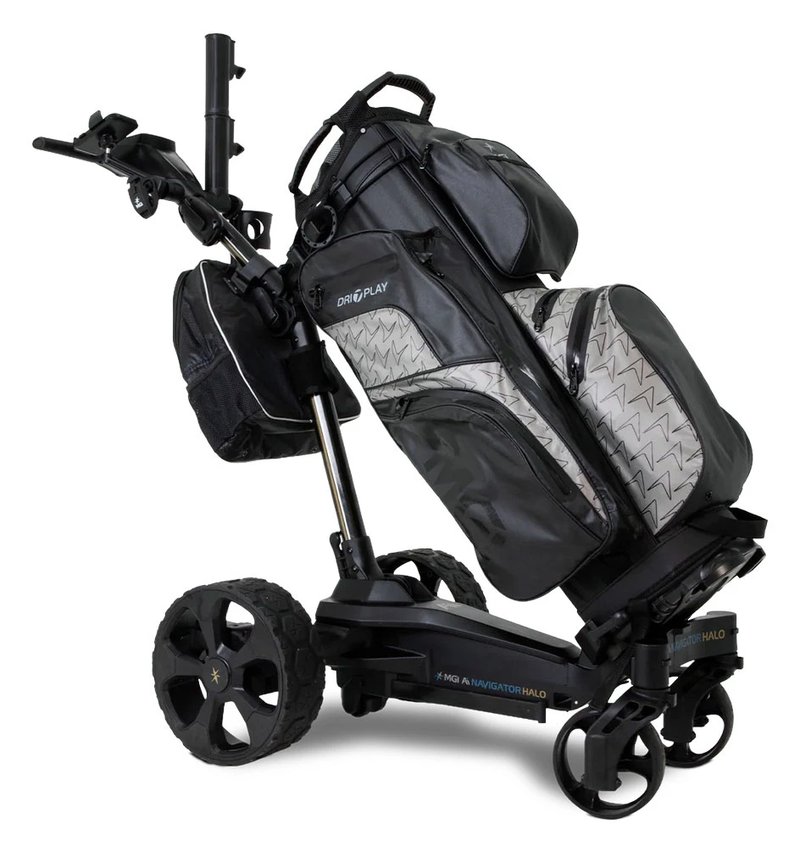 MGI Ai Halo electric golf trolley 2026, black (Lithium 24v 299Wh)
