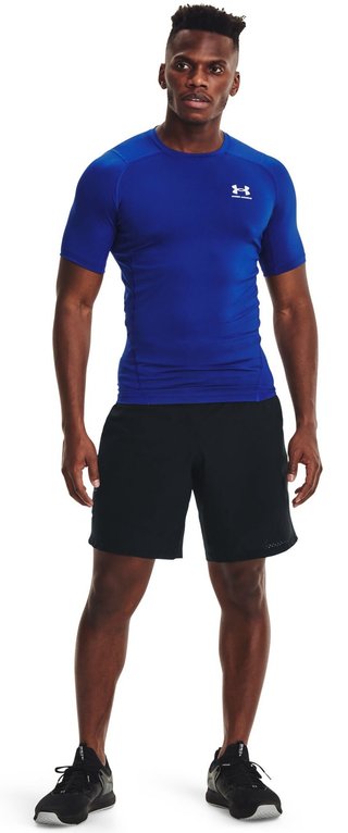 Under Armour HeatGear mens compression top, royal