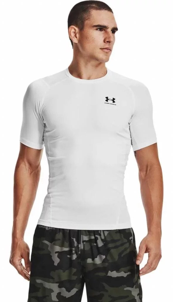 Under Armour HeatGear mens compression top, white