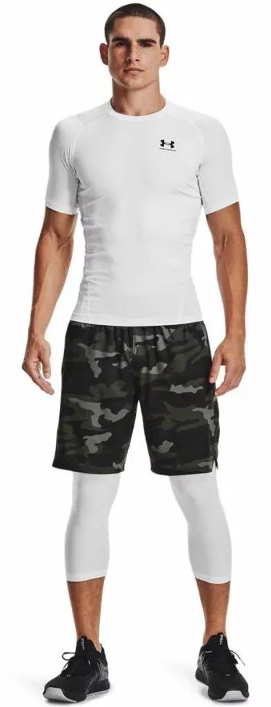 Under Armour HeatGear mens compression top, white