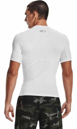 Under Armour HeatGear mens compression top, white