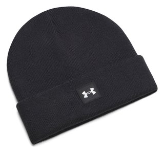 Under Armour Youth Halftime junior beanie winter hat, black/white