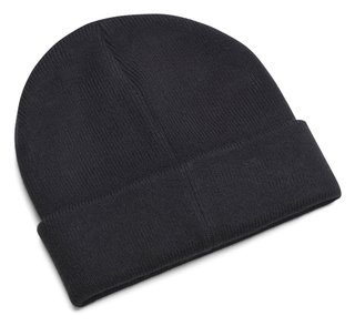 Under Armour Youth Halftime junior beanie winter hat, black/white