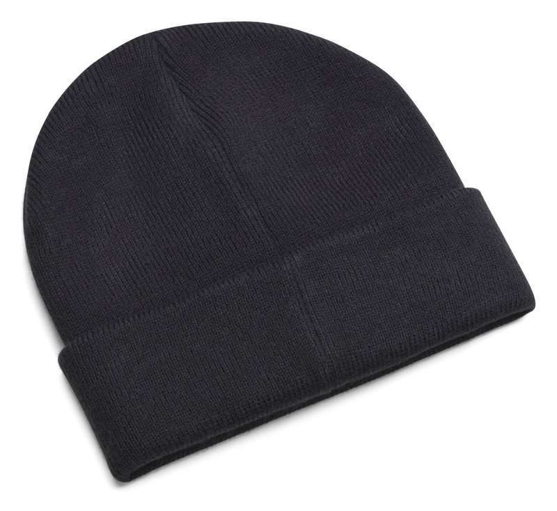 Under Armour Youth Halftime junior beanie winter hat, black/white