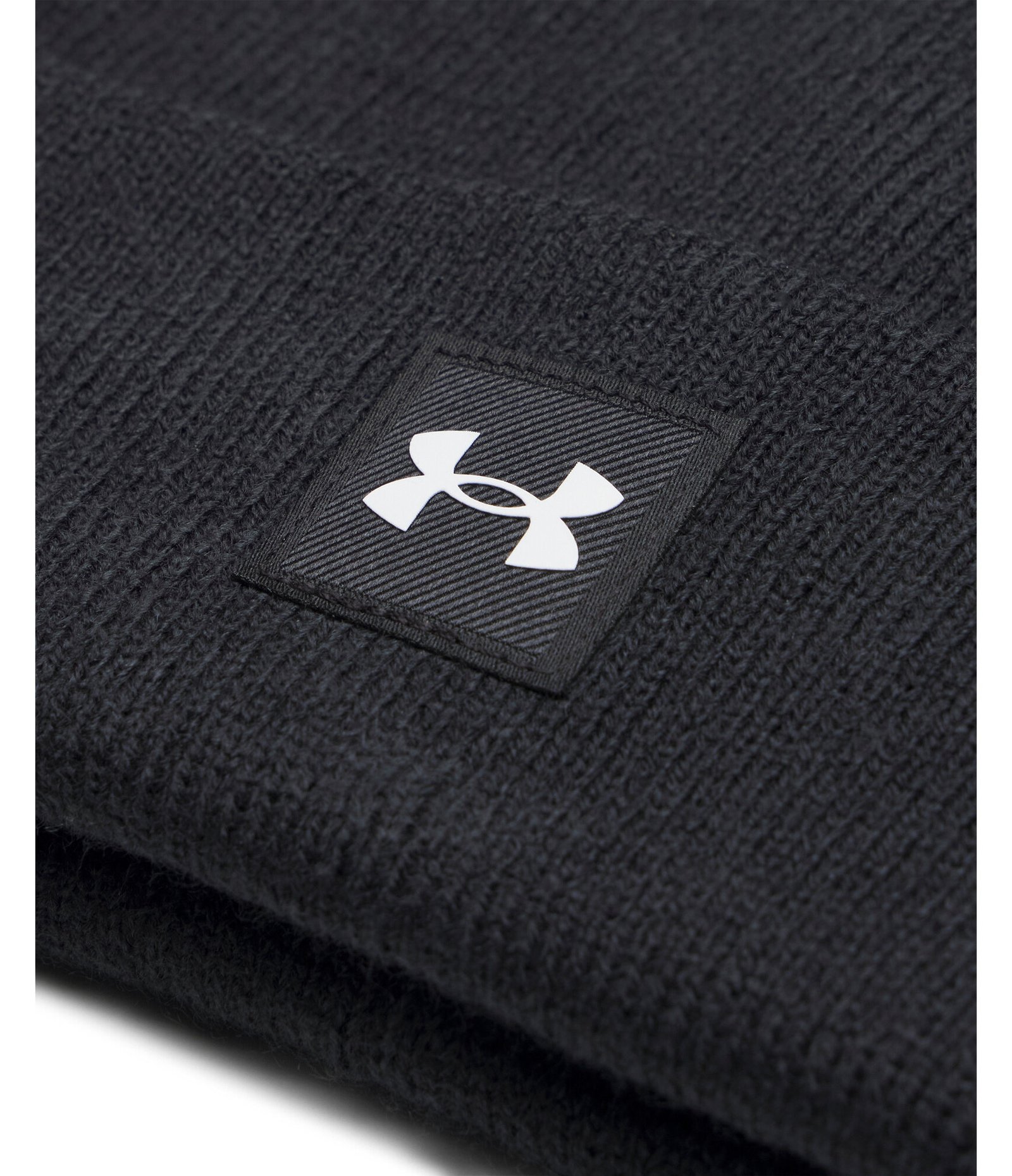Under Armour Youth Halftime junior beanie winter hat, black/white