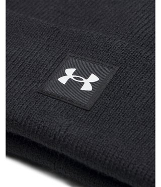 Under Armour Youth Halftime junior beanie winter hat, black/white